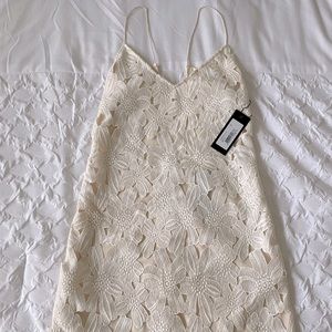 Dolce Vita Abriella White Lace Dress - medium
